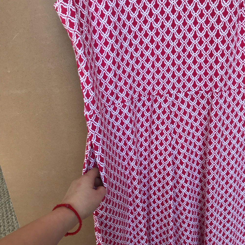 Red Patterned Sundress - Picture 4 of 5